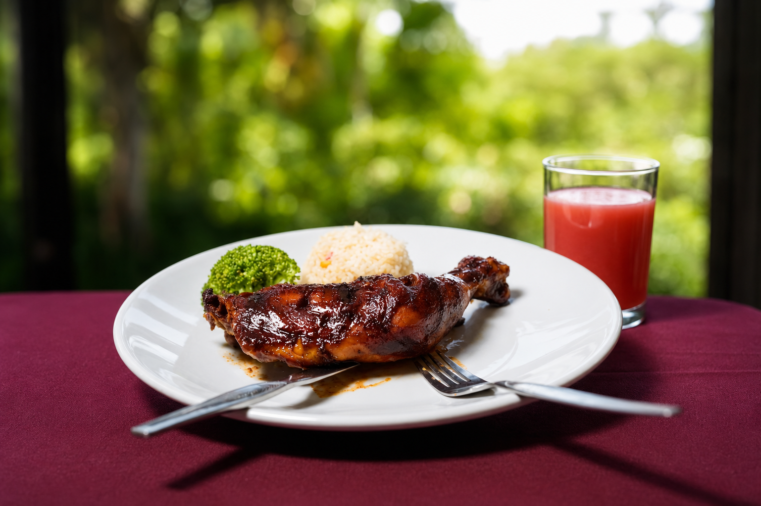 Platillo del restaurante de Villa Vergel