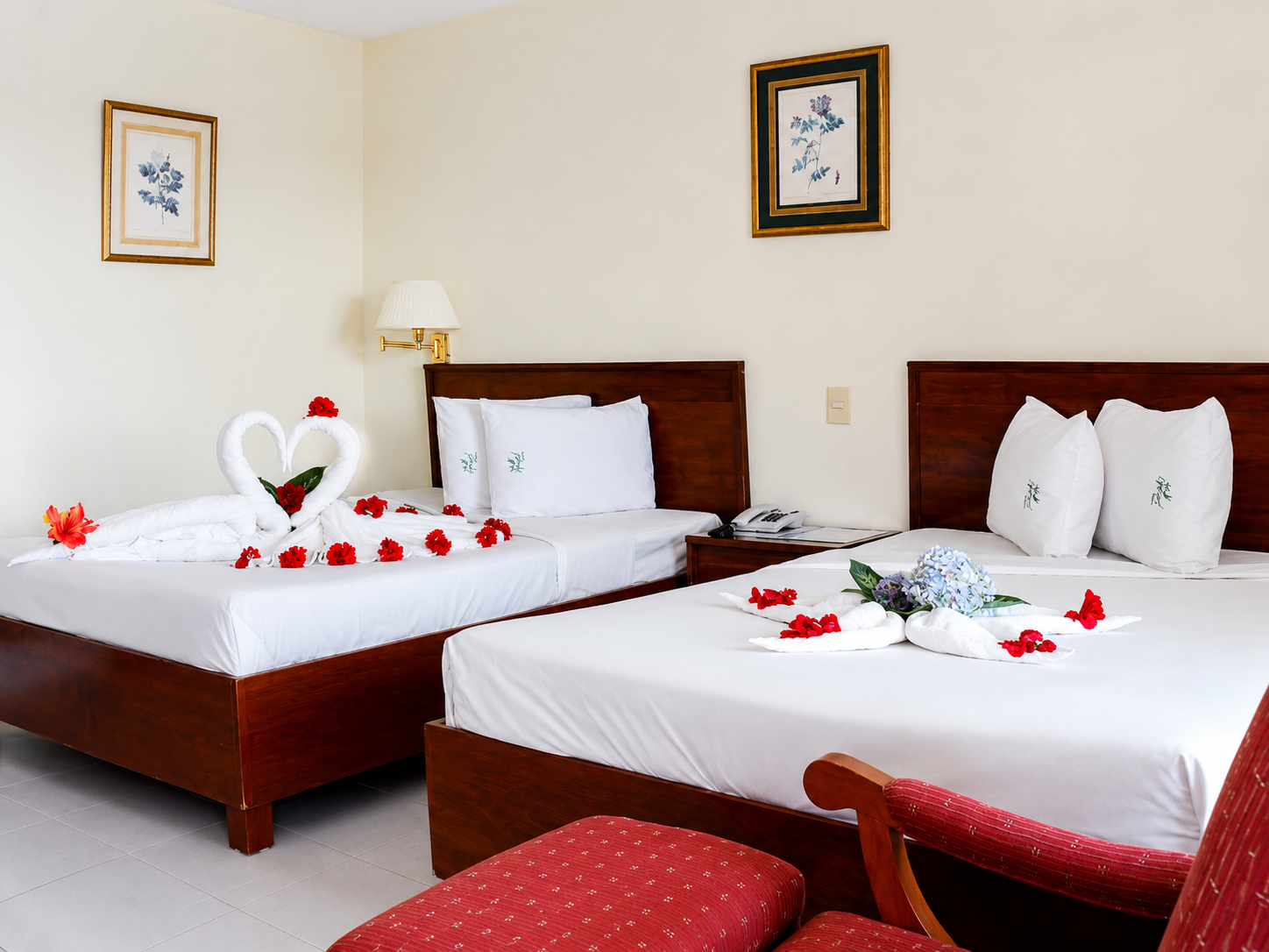 Habitaciones del hotel Villa Vergel